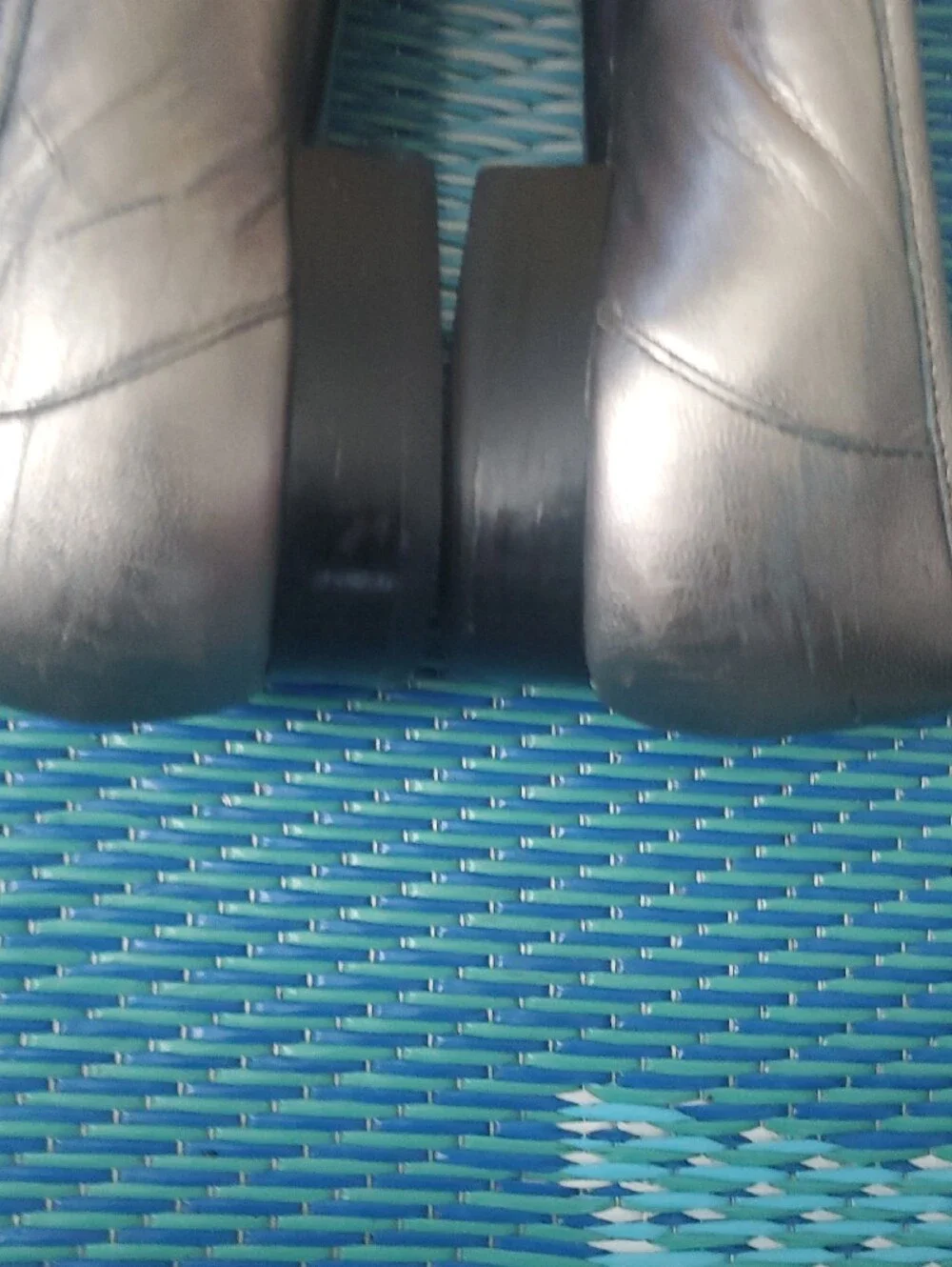 Alfani Step n Flex Metallic Pewter Buckle Loafers